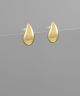 GS 25MM PUFFY TEARDROP EARRING