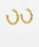 GS BRASS TWISTED ROPE HOOPS