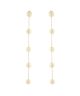 GS PEARL CHAIN DROP EARRINGS