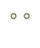 GS ROUND PEARL FLOWER EARRING