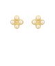 GS PEARL CLOVER EARRINGS