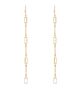 GS LINEAR BAGUETTE DROP EARRIN