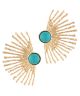 GS HALF SUNBURST METAL EARRING