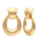 GS OVER DOOR KNOCKER TEXTURED EARRINGS