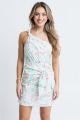 KARLIE SEASHORE ONE SHOULDER KNOT DRESS