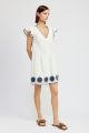 EN SAISON DAWSON EMBROIDERED MINI DRESS