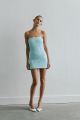 ILA ELENA STRAPLESS SEQUIN MINI DRESS
