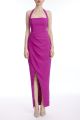 JEWEL HALTER MIDI DRESS