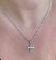 JOY DRAVECKY PRINCESS CROSS NECKLACE