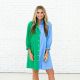 CARYN LAWN KELSEY CONTRAST DRESS