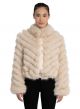 LOVE TOKEN REVERSIBLE FUR JACKET