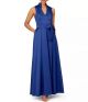 AIDAN MATTOX DEEP V BOW KNOT GOWN