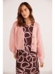 MINK PINK ROSE RELAXED KNIT CARDIGAN