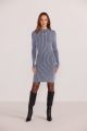 MINKPINK DIANA CONTRAST KNIT MINI DRESS