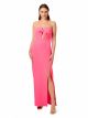 LIVE FOSTER STRAPLESS VNECK GOWN