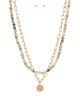 GS 2 LAYER MARBLE BEAD NECKLACE
