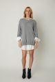 JS71 NICOLAS TWOFER SWEATER DRESS