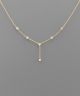 GS CZ MINI Y NECKLACE
