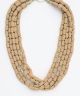 GS MULTI BEAD LAYER STRAND NECKLACE