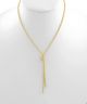 GS GOLD Y KNOTED NECKLACE