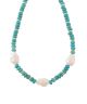 GS CHUNKY PEARL & STONE NECK