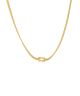 GS DOUBLE LAYERED & KNOTTED CHOKER NECKLACE
