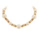 GS PEARL AND CYLINDER NECKLACE