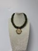 YOCHI BEAD & LIBERITY COIN NECKLACE