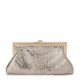 OLGA BERG ZARA MESH FRAME CLUTCH