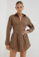 SOVERE REMINISCE CORSET SHIRT DRESS