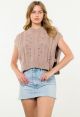 THML SLEEVELESS KNIT TOP